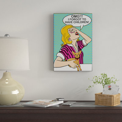 «OMG!» Impression sur toile