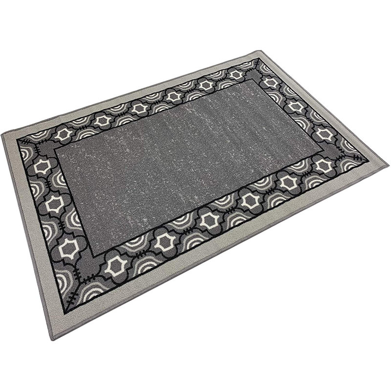 Tapis d'escalier gris Mahon, Carré 36 po x 36 po