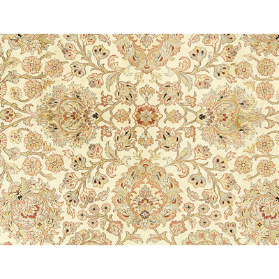 High-Quality Hand-Knotted Gold And Red Area Rug