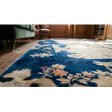 Antique Chinese - Baotou Hallway Runner Wool Ivory Rug
