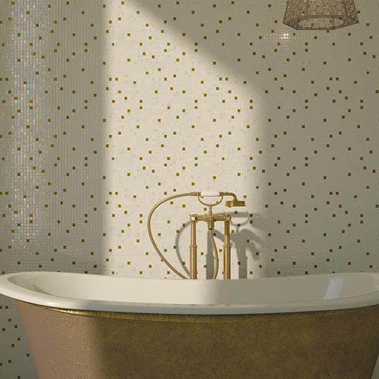 Mingles 0.6" x 0.6" Glass Mosaic Grid Wall & Floor Tile