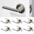 Dune Passage Door Lever Modern Concealed Design For (Hall & Closet) – Sleek Minimalist Style in Brushed Nickel-114645466