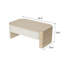 Table basse à plateau relevable, bureau moderne en bois avec rangement caché-130384327-130384328