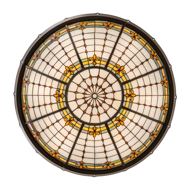 40" Wide Fleur-De-Lite Pendant