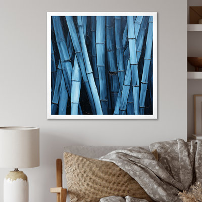 " Serenity In Wild Blue Bamboo "