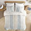 Ensemble d'édredon en coton imprimé chenille, blanc, très grand californien-119369674-119369673