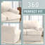 Housse pour fauteuil en velours avec coussin en T et housse de canapé 1 T pour le salon Lavable à la machine-970666656-970275779