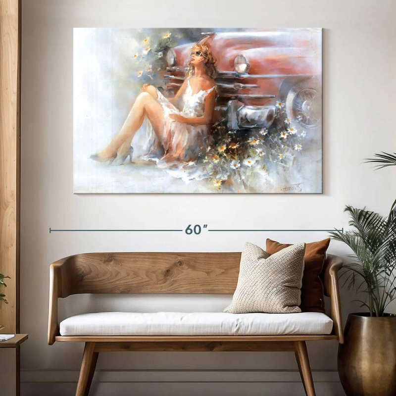 Leisha Relax Alone, 34" H x 51" W