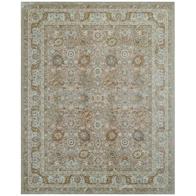 Narooma Rose Taupe Medallion Area Rug