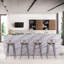 Saleh Counter Stool with Metal Frame-52497970-62591988