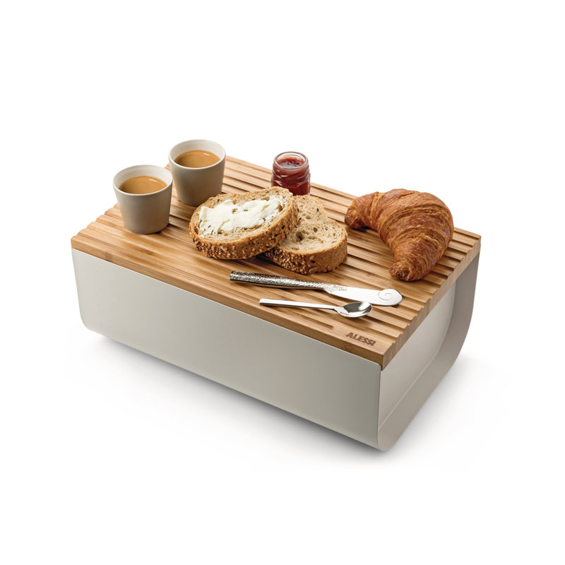MATTINA BREAD BOX,BREAD BIN R, White