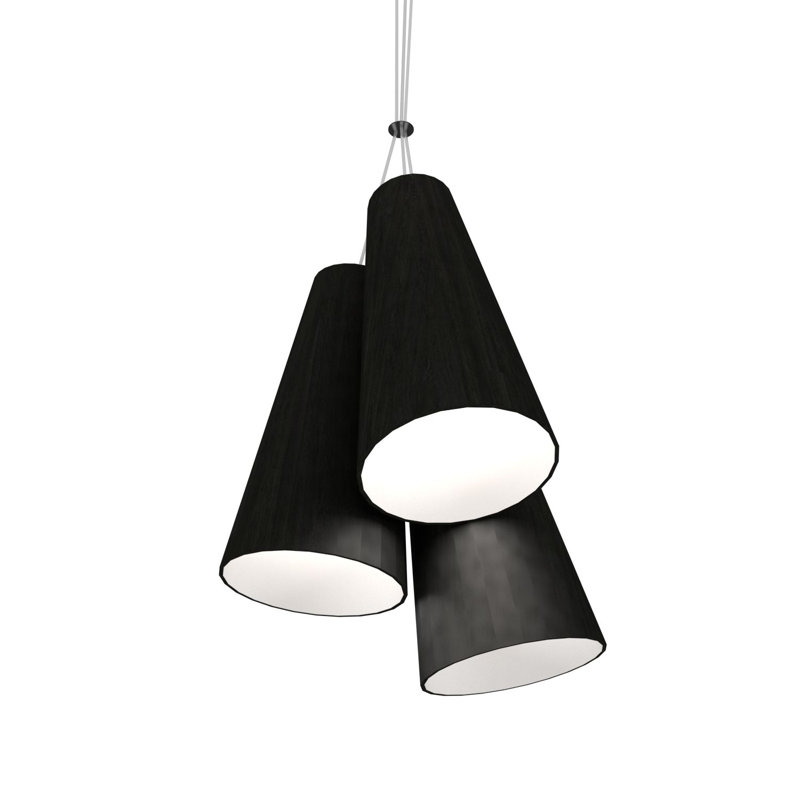 Cônico 3 - Light Pendant, Charcoal