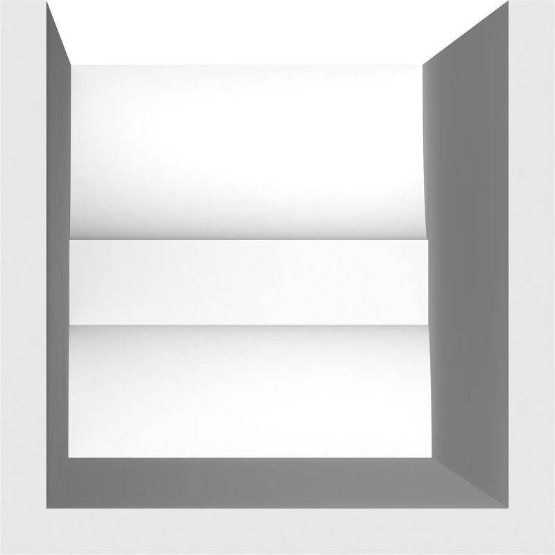 6"W x 6"H x 36"L Standard Ridgewood Architectural Grade PVC Rafter Tail, 6"H x 6"W x 36"D