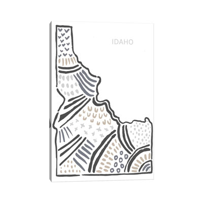 «Idaho» par déclaration Goods - peinture sur toile tendue