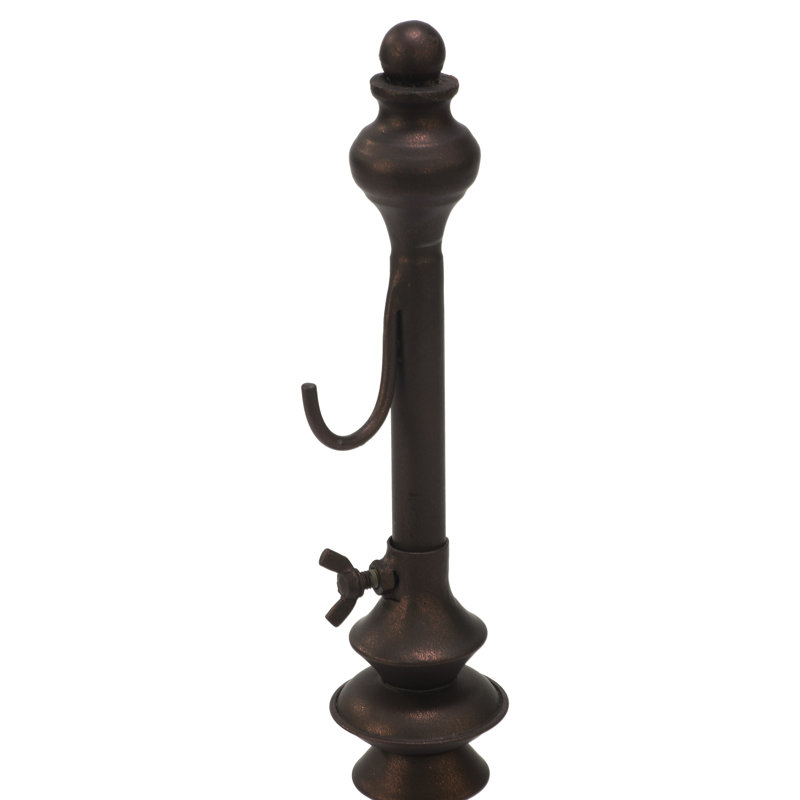 Accessoire de suspension à couronne à crochet réglable à hauteur réglable, Bronze