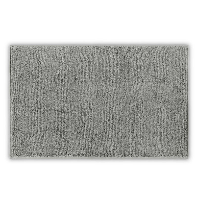 Premium Bathmat, 65% Cotton / 35% Lyocell, 19.7 x 31.1 inches | Ultra-Soft & Absorbent, 35 oz per sq yd | Easy Care: Machine Washable, Tumble Dry Low | Elegant Grey Color, Perfect for Any Bathroom Décor