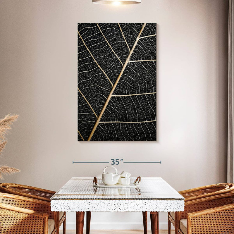 Harnek Leaf Veins, 48" H x 32" W