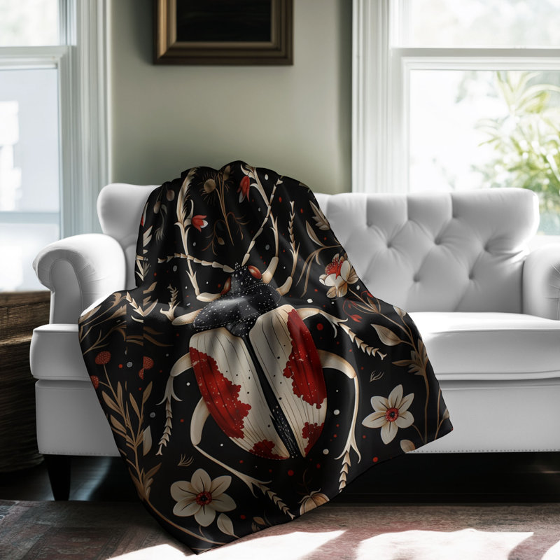 Throw Blanket, 80" L x 60" W