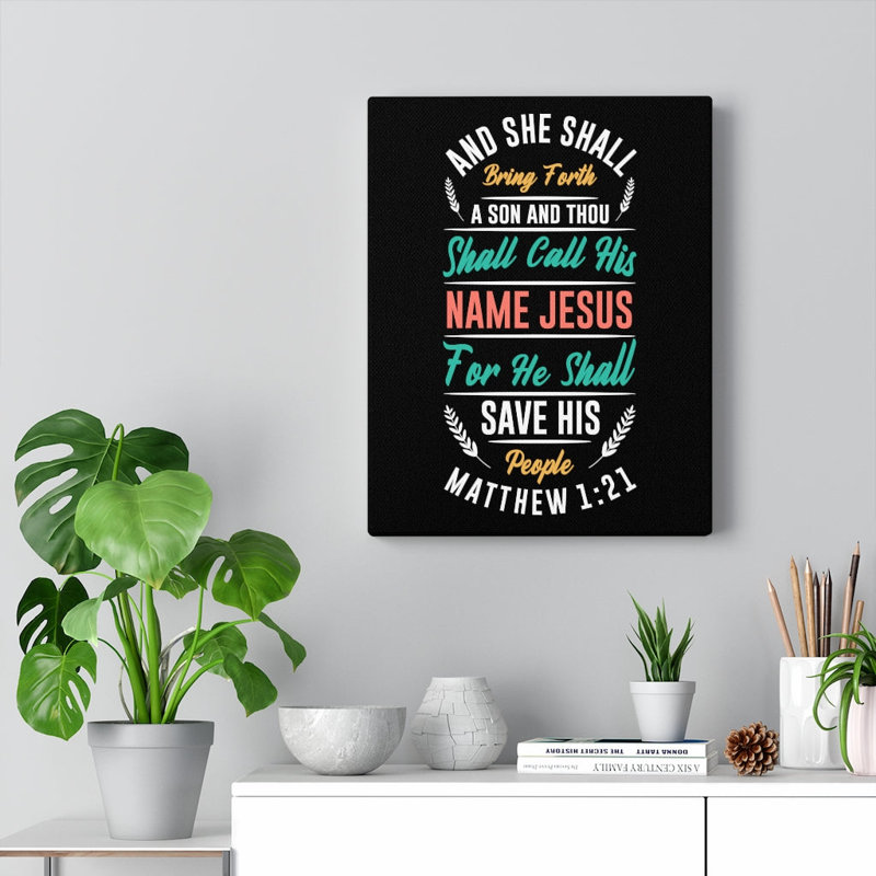 Save His People - Wrapped Canvas Print, 61cm H x 46cm W