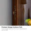 Armoire de coin rectangulaire en bois massif 19,69 "