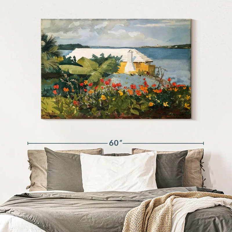 Gillard Flower Garden And Bungalow - Bermudes, H 34 po x l 51 po