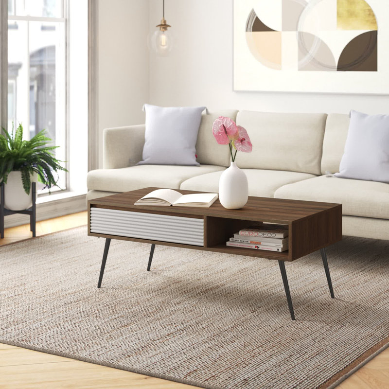 Palomares Coffee Table, Dark Walnut