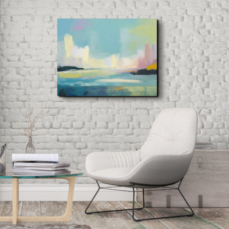 Geysers - reproduction sur toile tendue, H 20 po x l 24 po x P 1,5 po