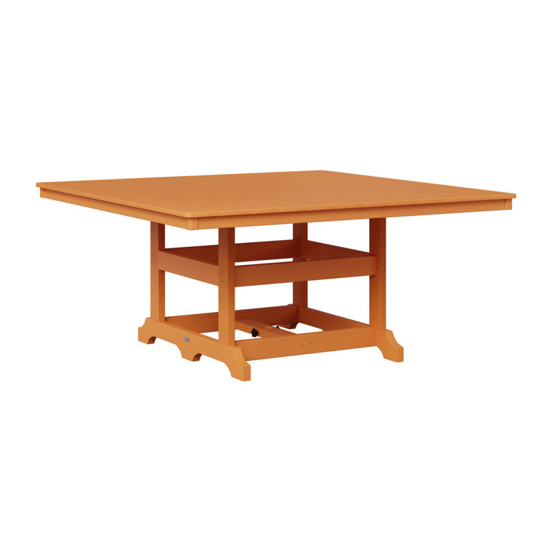 Table de salle à manger Berlin Classic, Orange mangue, Orange mangue