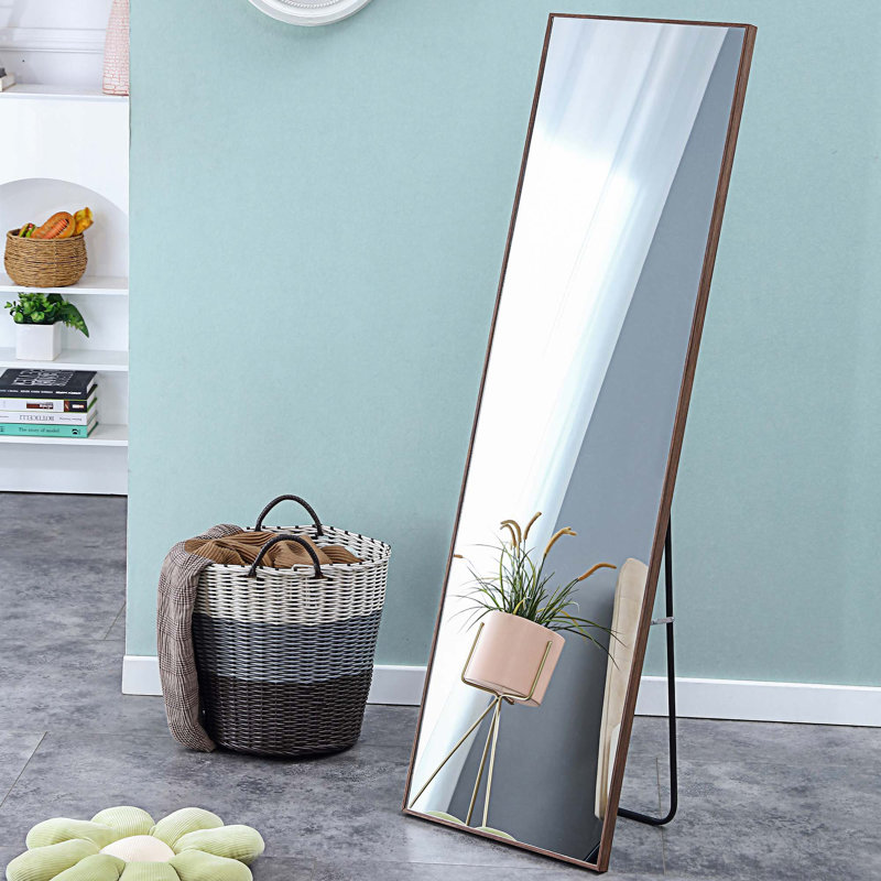Mirror, Brown, 58" x 15"