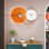 Horloge murale moderne minimaliste, décoration luxueuse et lumineuse, horloge murale de salon créative, design élégant et silencieux, horloge ronde de 12 pouces