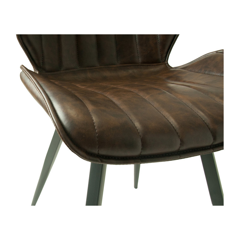Gutierez Upholstered Dining Chair, Chestnut