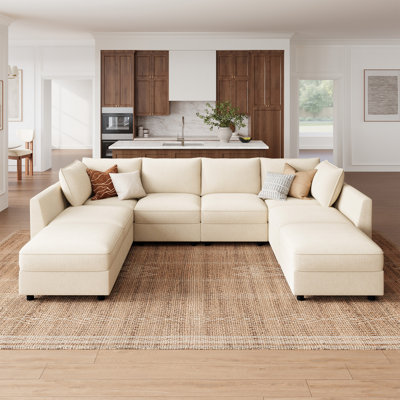 Canapé modulaire en U avec rangement Tremee