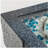 Outdoor concrete fire pit column propane fire pit patio natural gas fire pit