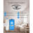 Ceiling Fans With Lights And Remote, 20 Inch Low Profile Fandelier With APP Control, Ultra Quiet, Modern Flush Mount LED Fan Light With 3CCT And 6 Wind Speeds, For Bedroom, Dining Room-1200461748