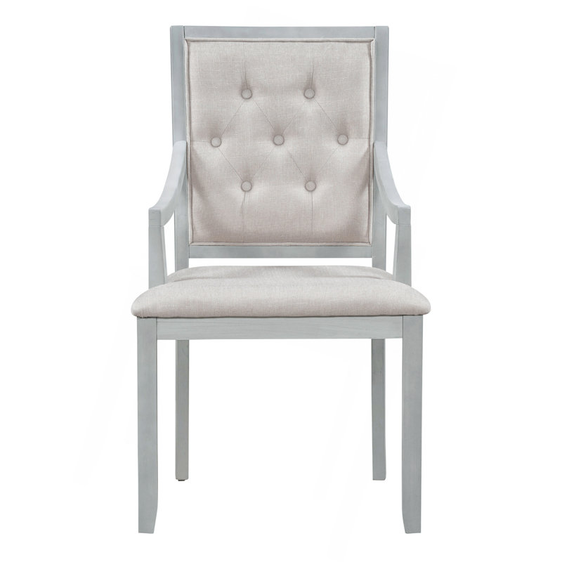 Ensemble de salle à manger 5 pièces avec table ronde extensible et 4 chaises pour la salle à manger de cuisine (chêne gris antique)