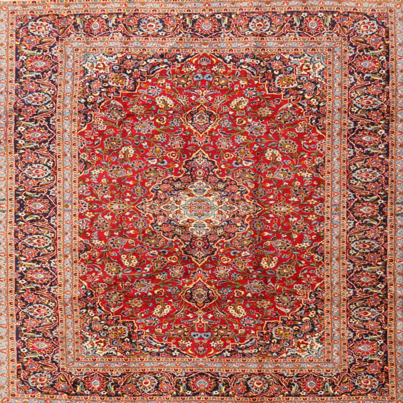Kamile Oriental Indoor Rug, Square 4'
