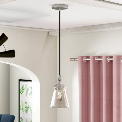 Luminaire suspendu en forme de cloche à 1 lumière Levine