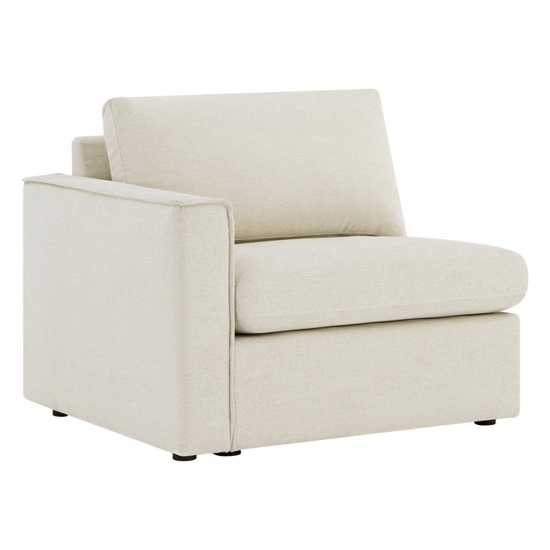 Canapé modulaire rembourré 3 pièces Luxe, Lin Milo