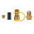 3 lb. 96 in. x 96 in. Rubber Natural Gas Conversion Kit Fire Pit Accessory