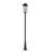 Barling 3 Light Outdoor Post Mounted Fixture in Black-100157147