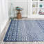 Tapis bleu marine / crème Bouvard-1972096624