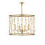 Adagio 4 - Light Wrought Iron/Crystal Chandelier