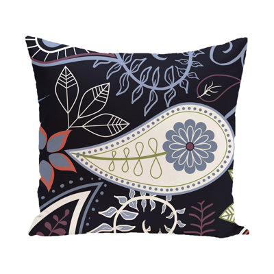 Botanical Blooms Outdoor Square Throw Pillow