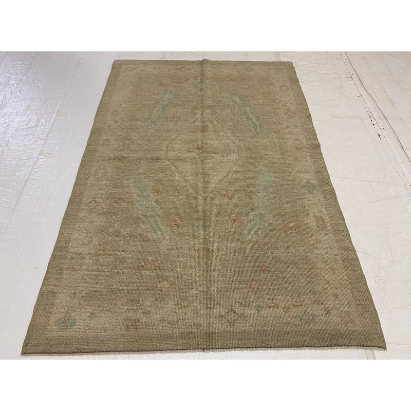 4? x 6? Tapis rétro rétro Oushak