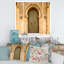Vieille porte au Maroc - reproduction sur toile-67466899-67466905
