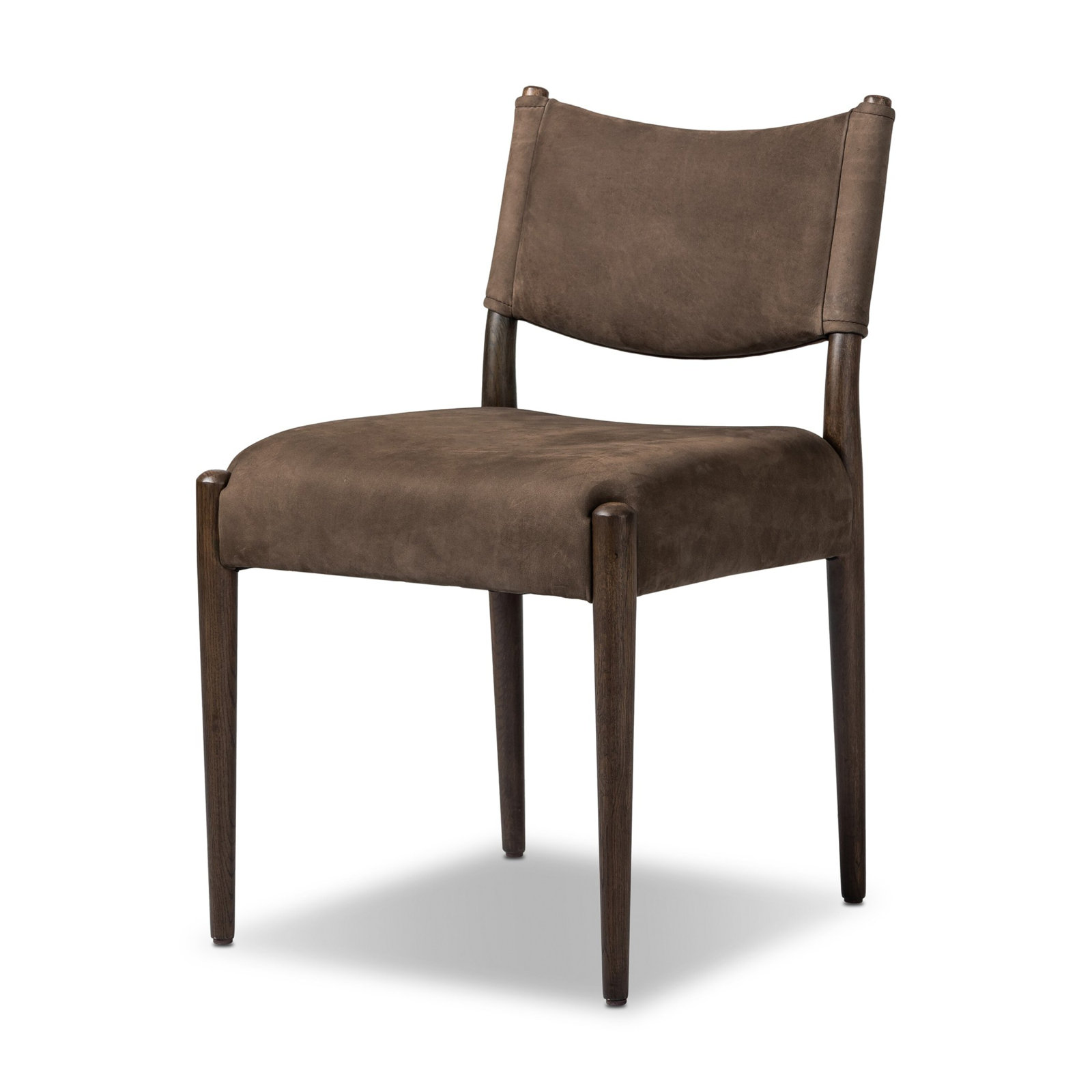 Yokum Armless Dining Chair, Burnt Oak, Burnt Oak