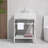 24" Natural Carrara Marble Console Bathroom Vanity-1208127021-1232766894