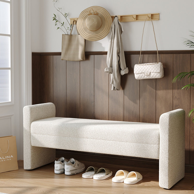 Teddy Upholstered H-Shaped Bench