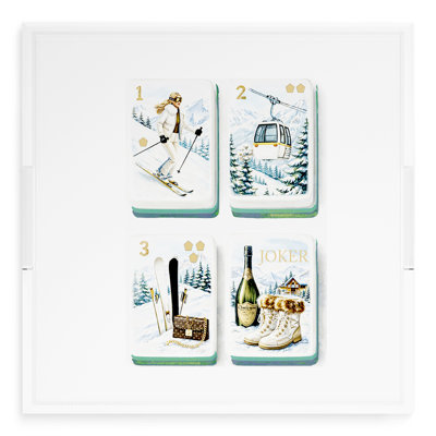 Mahjong Acrylic Decorative Tray