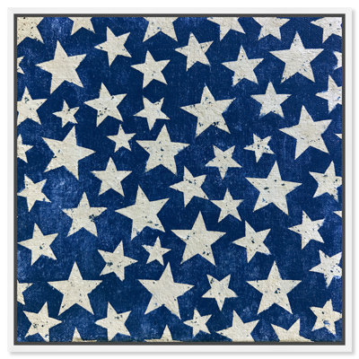 «Azure Galaxy I», reproduction sur toile encadrée Apollo par